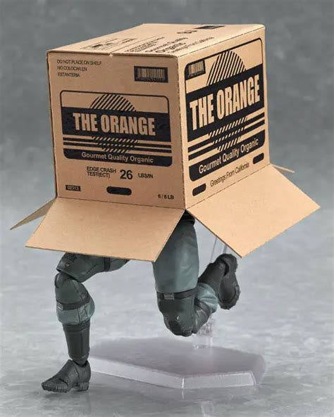 metal gear original box|solid snake cardboard box.